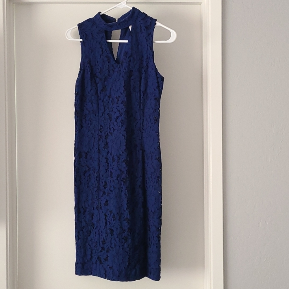 WHBM Blue Dress Size 00
